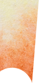 Ein strukturierter Hintergrund mit Farbverlauf geht von einem hellen Gelb im oberen Bereich zu einem warmen Orange im unteren Bereich über, mit einem geschwungenen Ausschnitt in der unteren rechten Ecke.